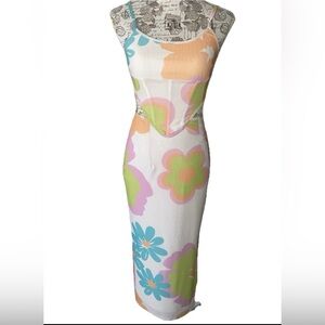 Sabo Skirt And Crop Top Set Floral Boho Women’s Size XS